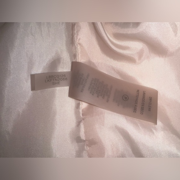 Karl Lagerfeld Pink Textured Blazer Size 10 - Picture 4 of 10